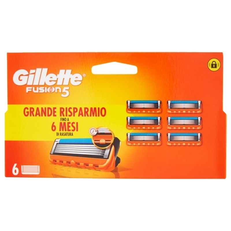 Gillette Fusion5 lame di ricambio 6 pezzi - Offerta nel negozio Dm