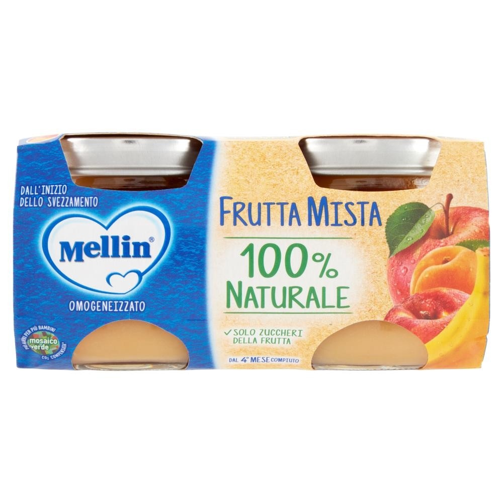 Mellin Omogeneizzato alla frutta 2x100 g in offerta da DeSpar