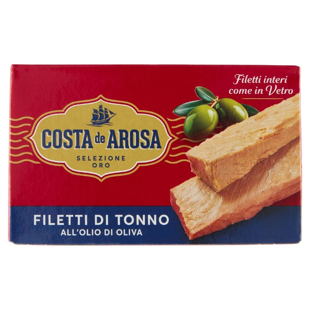 Filetti di Tonno all'Olio di Oliva Costa de Arosa 120 g in offerta da Bennet