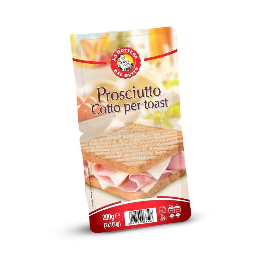 Prosciutto Cotto a fette per toast 2 x 100 g La Bottega del Gusto - Offerta nel negozio Eurospin