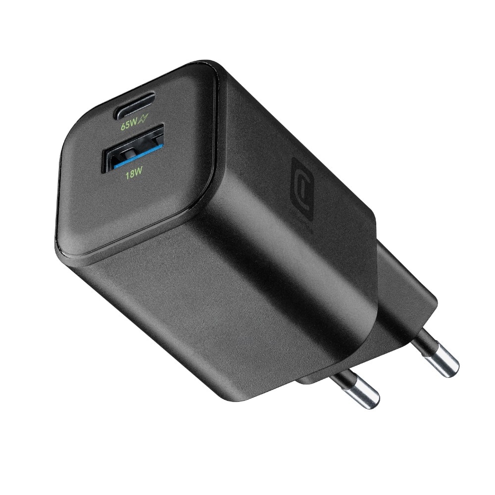 Carica Batterie da Rete GAN Entry 65W Cellularline - Offerta nel negozio Comet