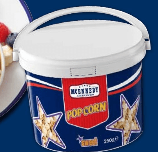 MCENNEDY Popcorn caramellati 250 g confezione - Offerta nel negozio Lidl