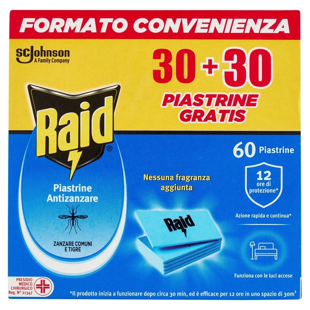 Linea liquidi e piastrine Raid in offerta da Panorama