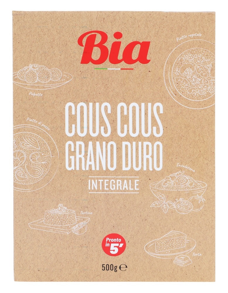 Couscous Medio Integrale Bia 500 g - Offerta nel negozio Bennet
