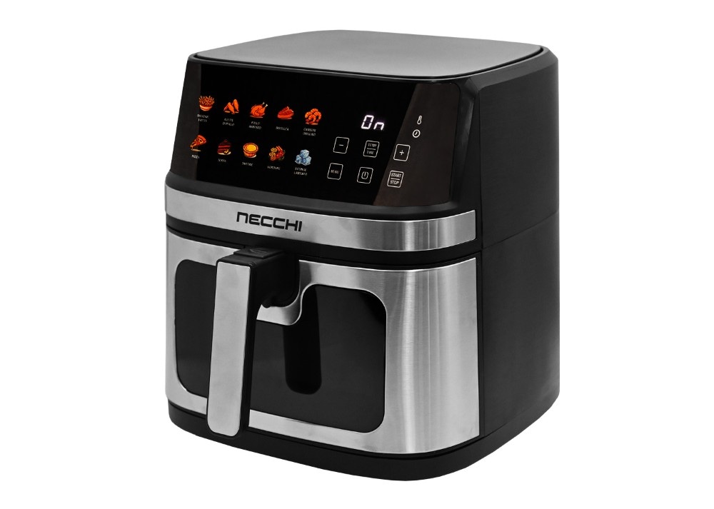 Friggitrice ad aria doppia resistenza Necchi NK800 8 L in offerta da Risparmio Casa