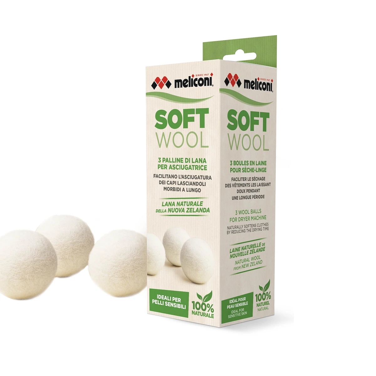 Soft Wool palline di lana 3 palline MELICONI in offerta da Euronics