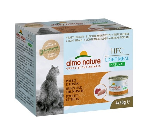 Almo Nature Light Meal cibo umido 4 pezzi x 50g in offerta da Dm