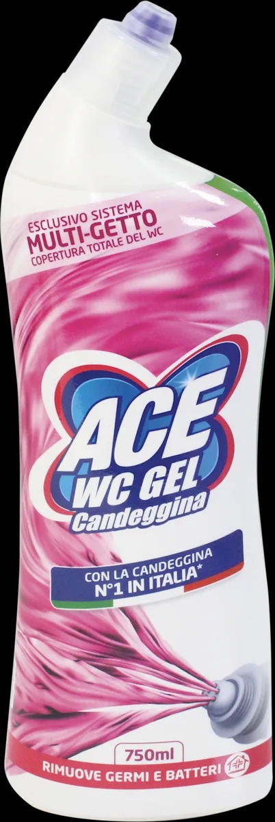 Detergente Wc Gel con candeggina 750 ml ACE in offerta da Carrefour