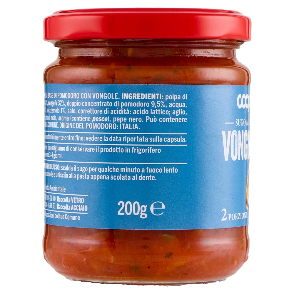 Gustato sugo pronto alle vongole 200 g in offerta da MD