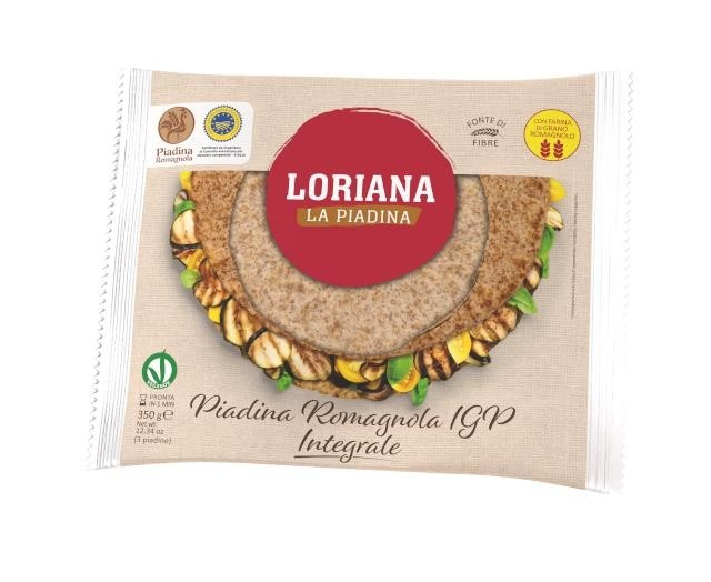 Piadina Romagnola IGP integrale Loriana 350 g in offerta da Bennet