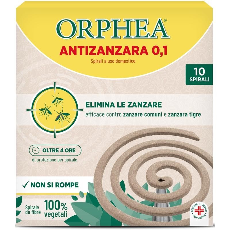 ORPHEA Zampirone spirali insetticida da esterno 10 pezzi - Offerta nel negozio Dm