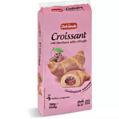 Croissant alla Ciliegia 10 pezzi, 500 g Dolciando in offerta da Eurospin