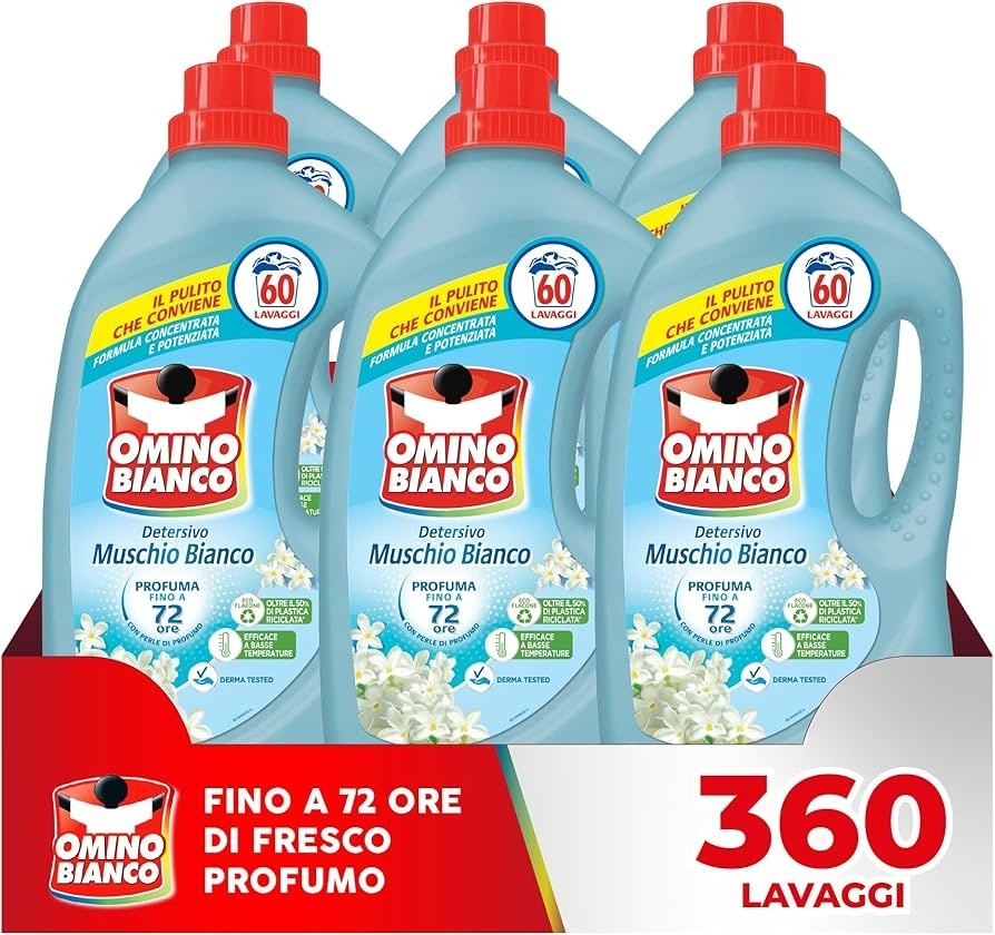 Omino Bianco Detersivo lavatrice 2400 ml confezione - Offerta nel negozio Lidl