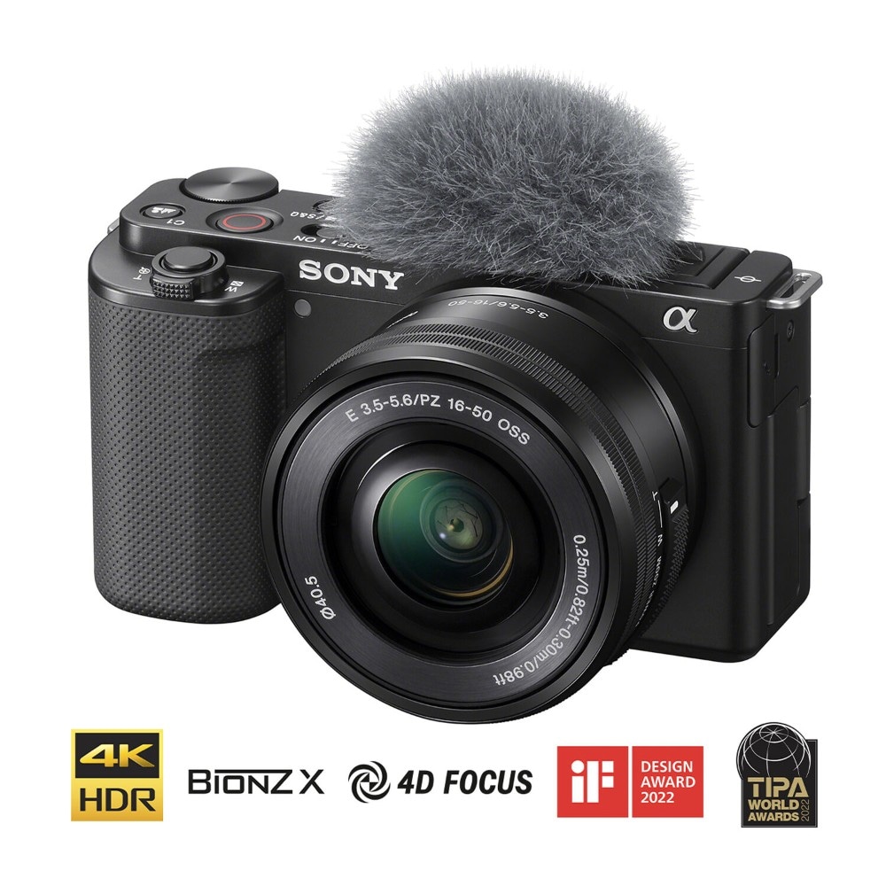 Sony ZVE10KB.CEC Fotocamera Mirrorless in offerta da Euronics