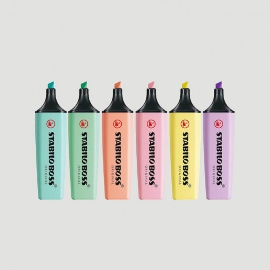 Stabilo Boss evidenziatori pastel conf. da 6 in offerta da Bennet