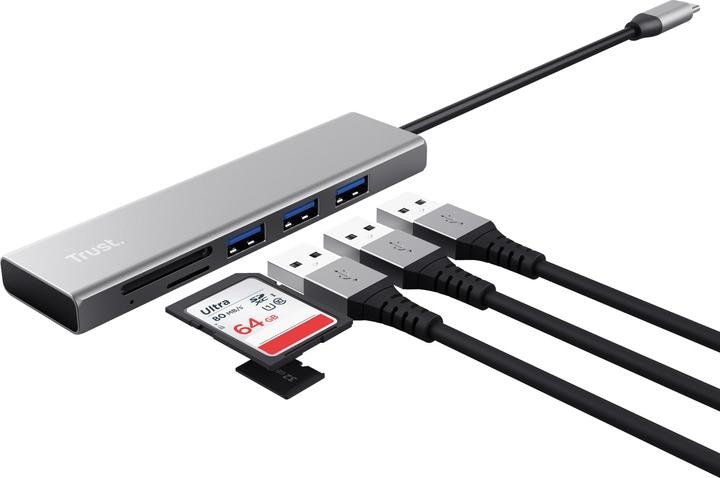 Hub USB-C 3.2 Gen 1 a 3 porte Halyx in offerta da Unieuro