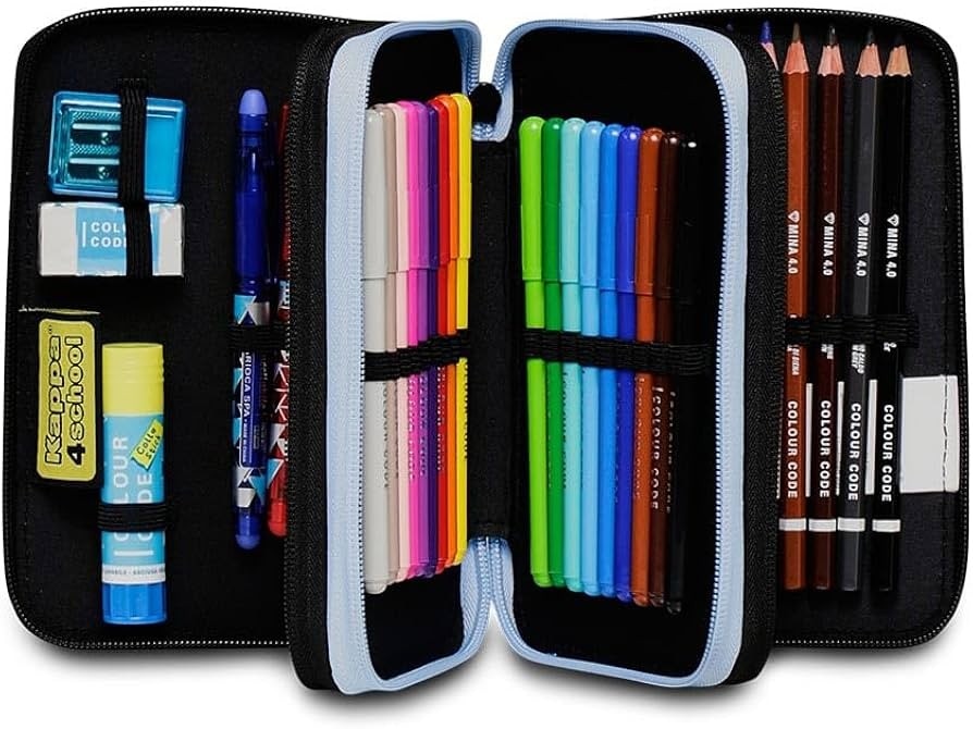 Astuccio 3 zip Kappa in offerta da Eurospin