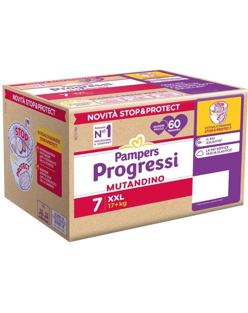Pannolini Progressi o Mutandino x140, x135, x102, x87, x84 o x95, x84, x75 Pampers - Offerta nel negozio Iper La grande i