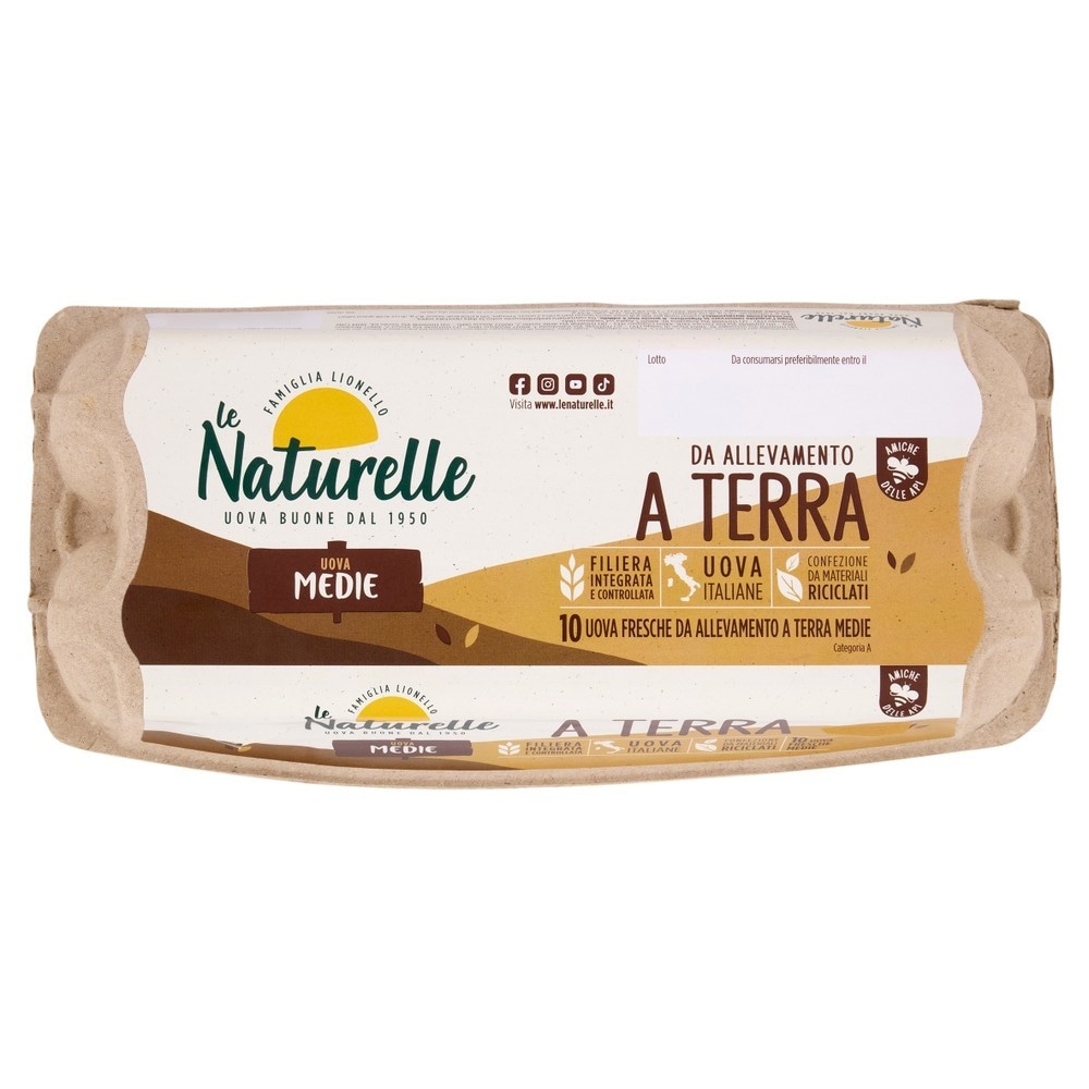 10 Uova fresche o Albume d'uovo 10 pezzi / 1 kg Le Naturelle in offerta da Iper La grande i