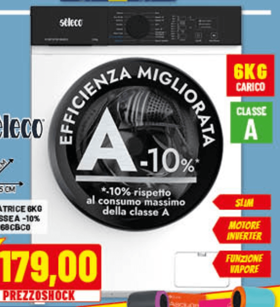 Seleco Lavatrice 6KG - Offerta nel negozio Risparmio Casa