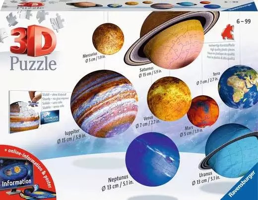 Il sistema planetario 3D Ravensburger in offerta da Il Gigante