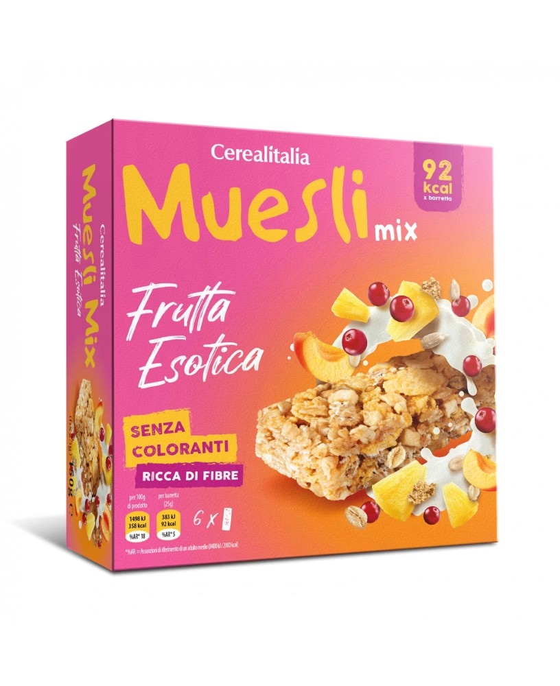 Cerealitalia barretta ai cereali e frutti esotici 6 x 25 g in offerta da ALDI