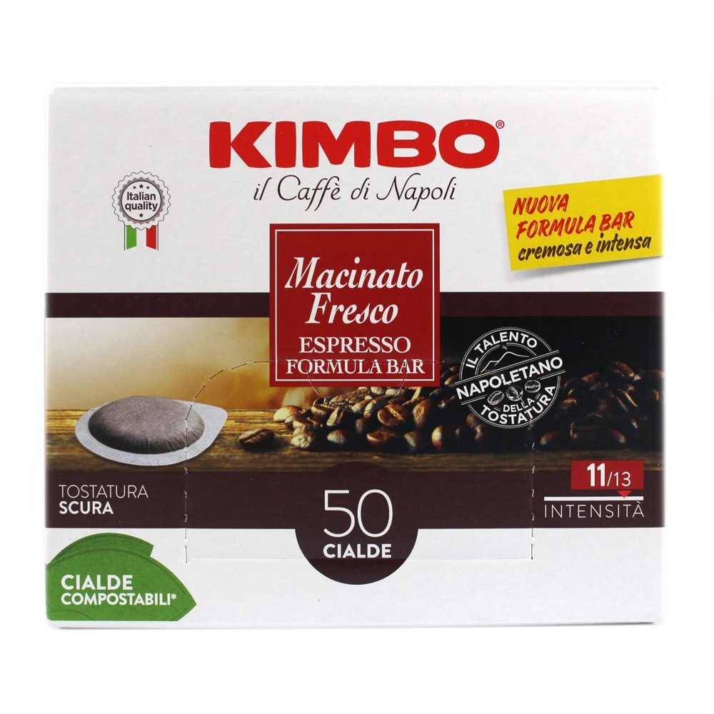 Caffè in cialde espresso napoletano Formula Bar Kimbo 50 cialde, g 365 in offerta da Panorama
