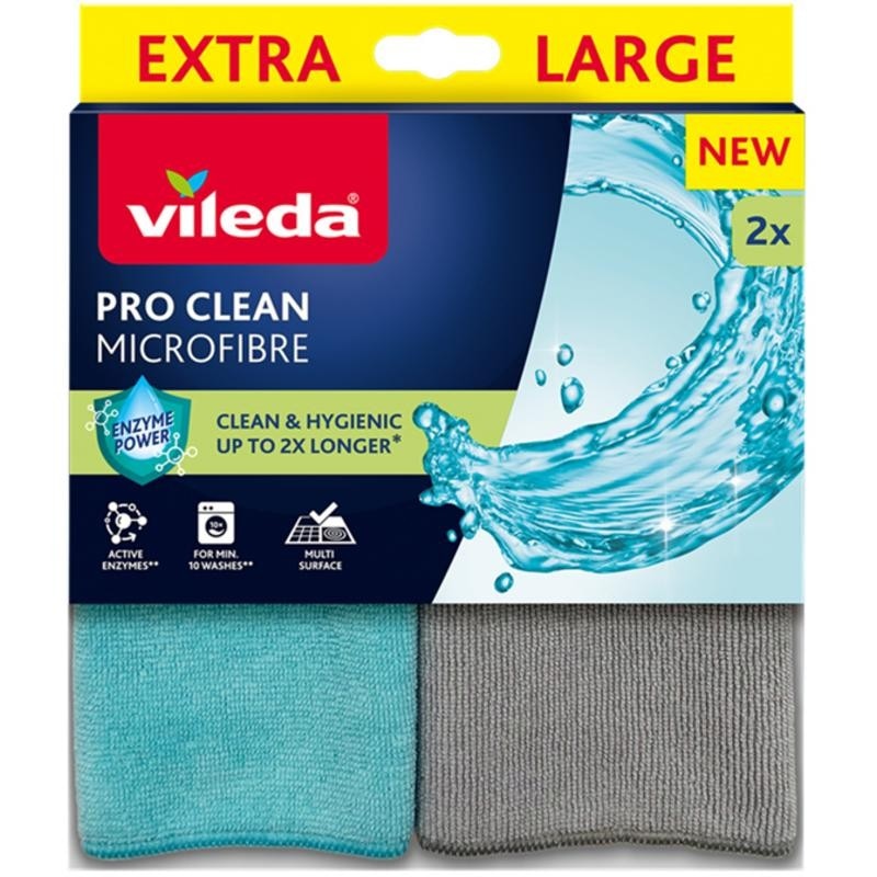 Vileda Panno Microfibra Pro Clean 2 pezzi in offerta da Carrefour