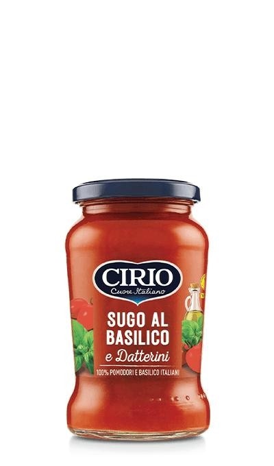 Sugo Cirio basilico e datterini 350 g in offerta da Carrefour