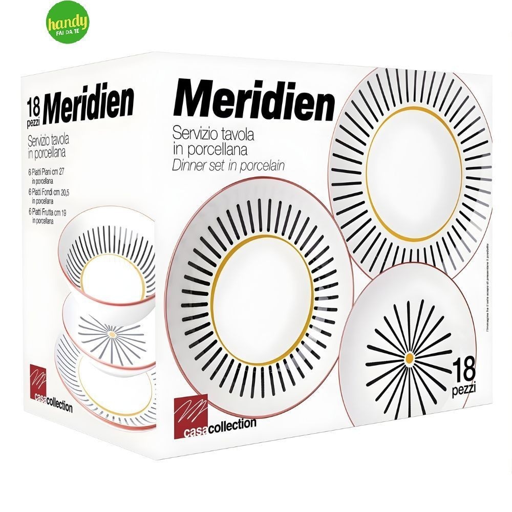 Servizio Piatti Meridien in Porcellana 18 pezzi in offerta da Carrefour