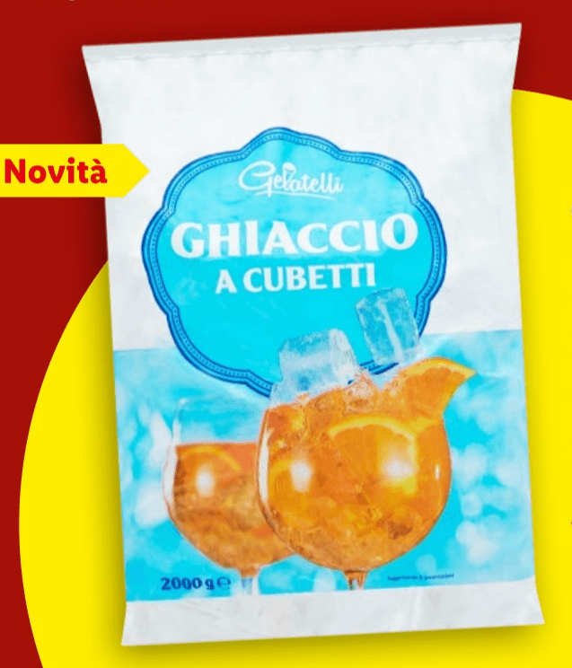 Gelatelli Ghiaccio a cubetti 2 kg confezione - Offerta nel negozio Lidl