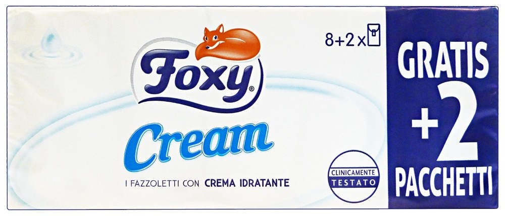 Foxy Fazzoletti Cream 10 pezzi in offerta da Happy Casa