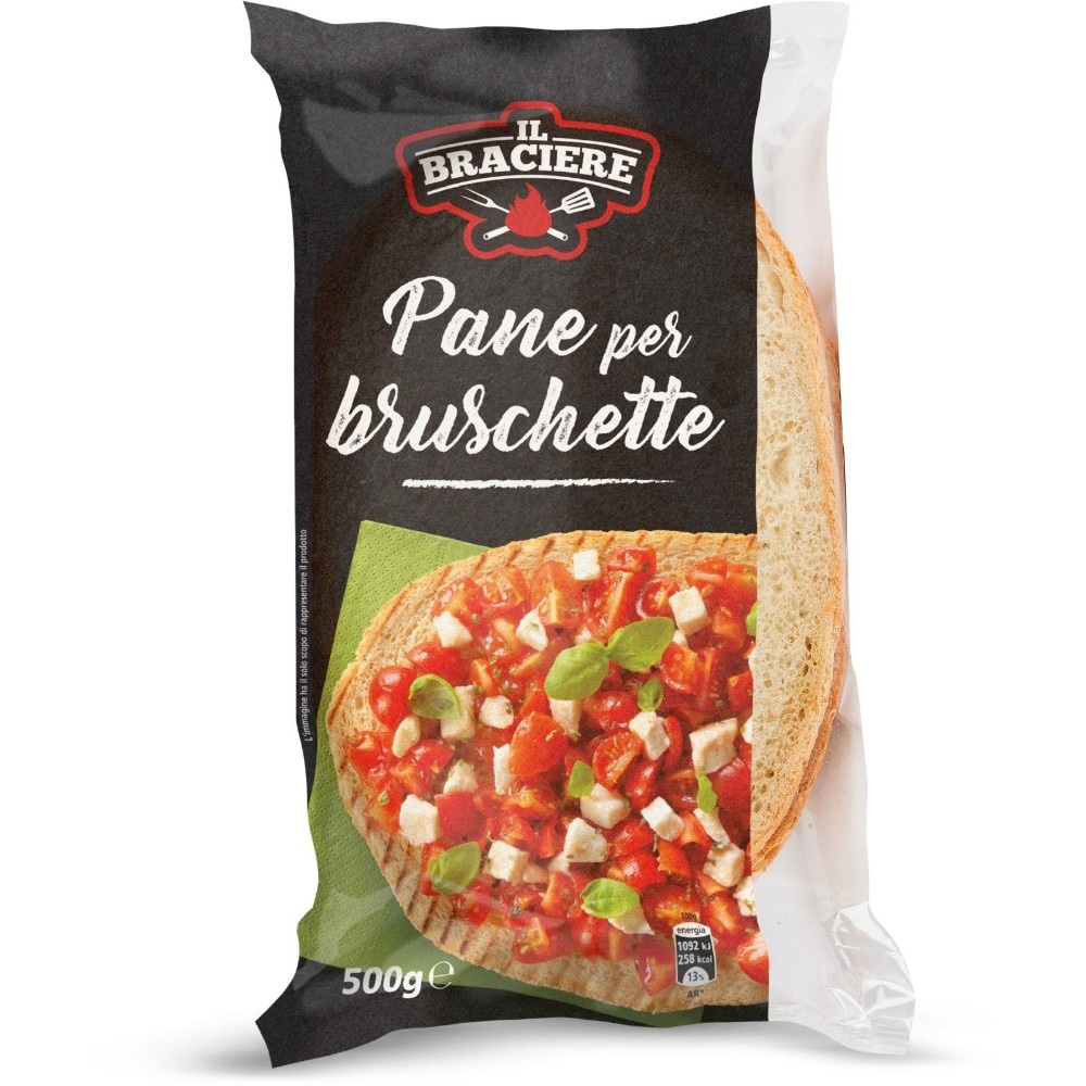 Pane per Bruschette 500 g Il Braciere - Offerta nel negozio Eurospin