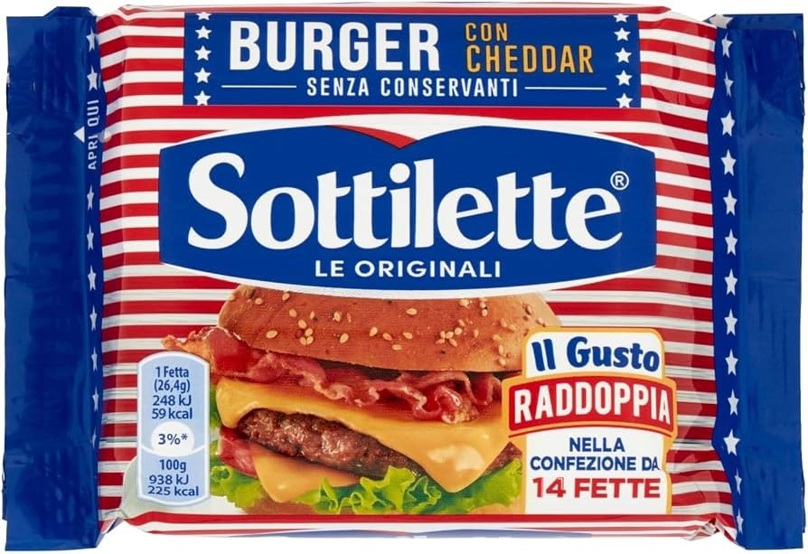Sottilette Burger 14 pz in offerta da Penny