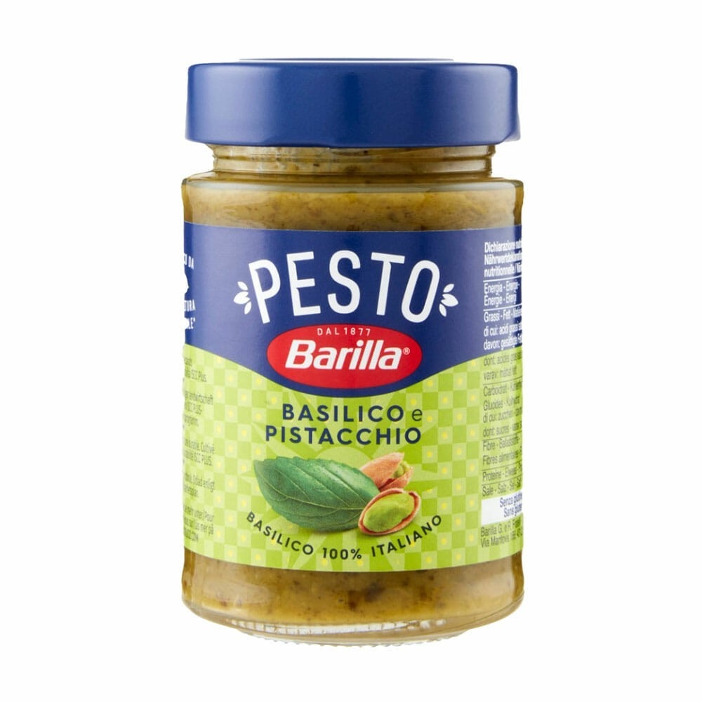 Barilla Pesto Classic Basilico e Pistacchio 190 g confezione in offerta da Lidl