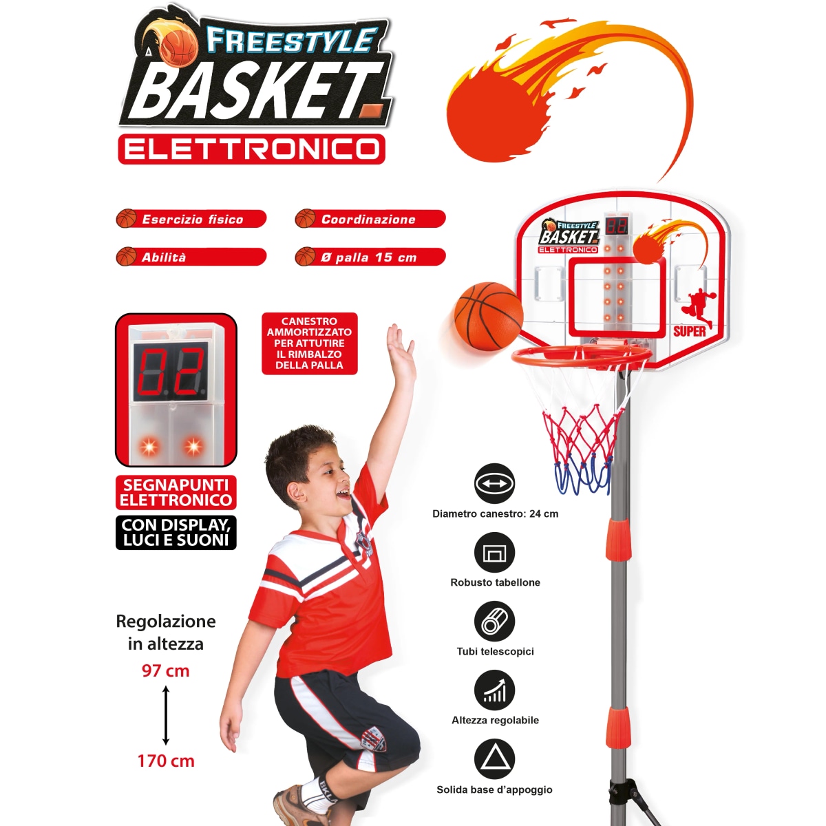Freestyle basket elettronico in offerta da Happy Casa