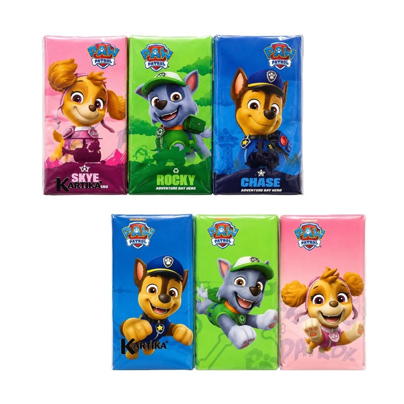 Floralys Paw Patrol fazzoletti 4 veli, 100 fazzoletti in offerta da Lidl
