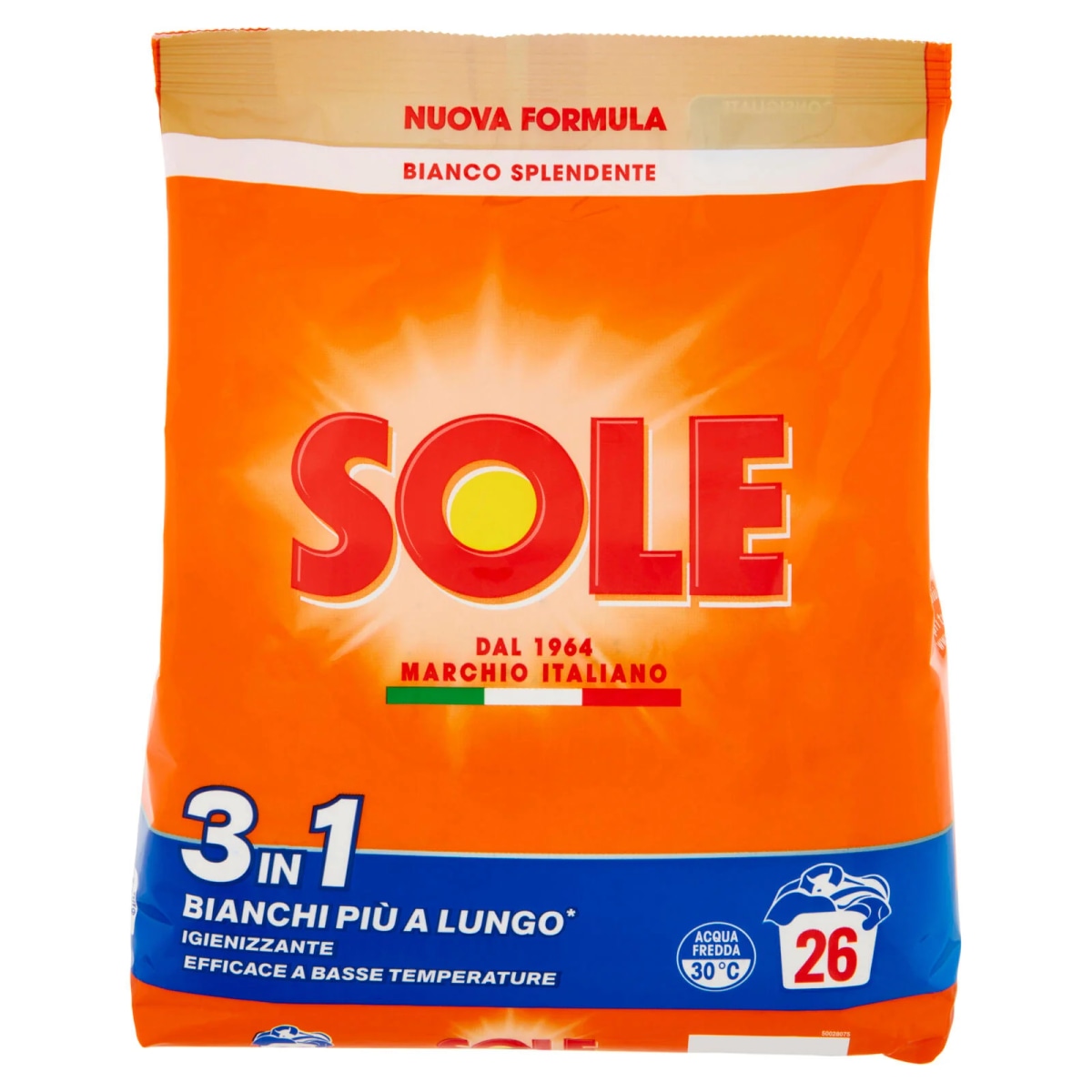 Detersivo polvere lavatrice Sole 3 in 1 26 lavaggi in offerta da Il Gigante