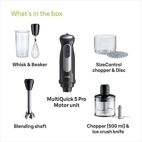 Braun frullatore ad immersione MQ55254MBK 0,6 L in offerta da Euronics