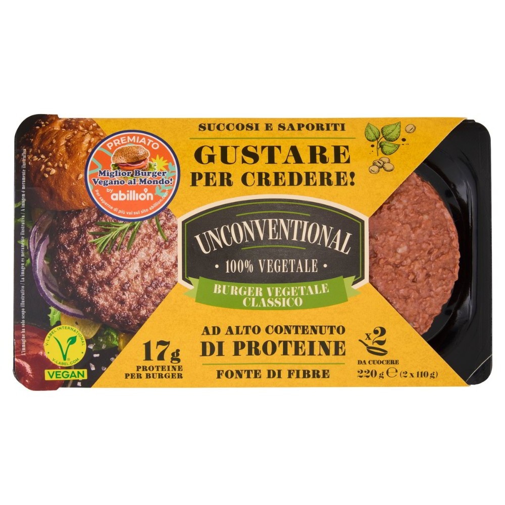 Unconventional Burger vegetale 220 g in offerta da Lidl