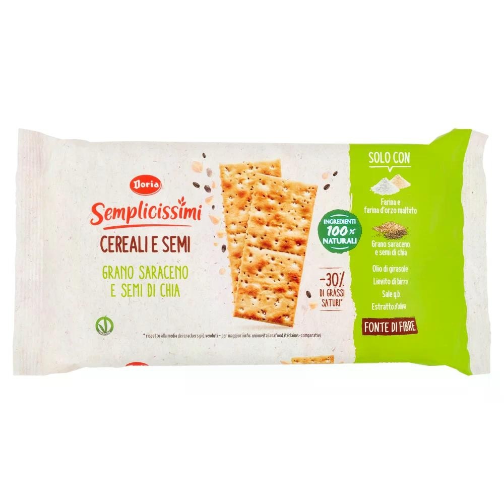 Crackers Semplicissimi Doria 245 g in offerta da Bennet