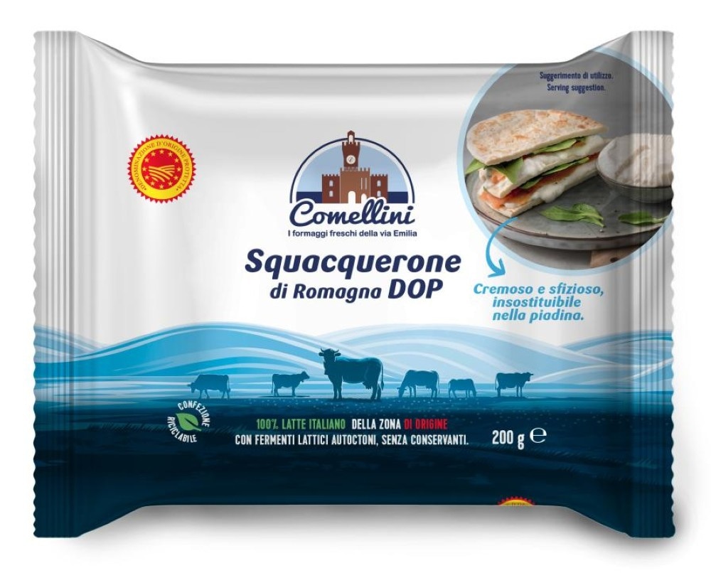 SQUACQUERONE DI ROMAGNA DOP LETTERE DALL'ITALIA g 200 - Offerta nel negozio MD