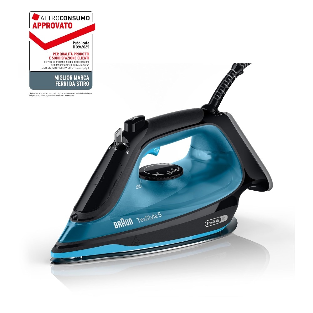 Braun TexStyle 5 ferro da stiro a vapore in offerta da Euronics