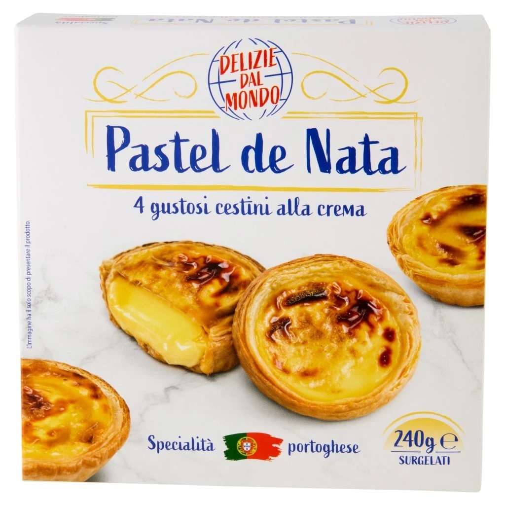 Pastel de Nata Delizie dal Mondo 4 cestini alla crema, 240 g in offerta da Esselunga