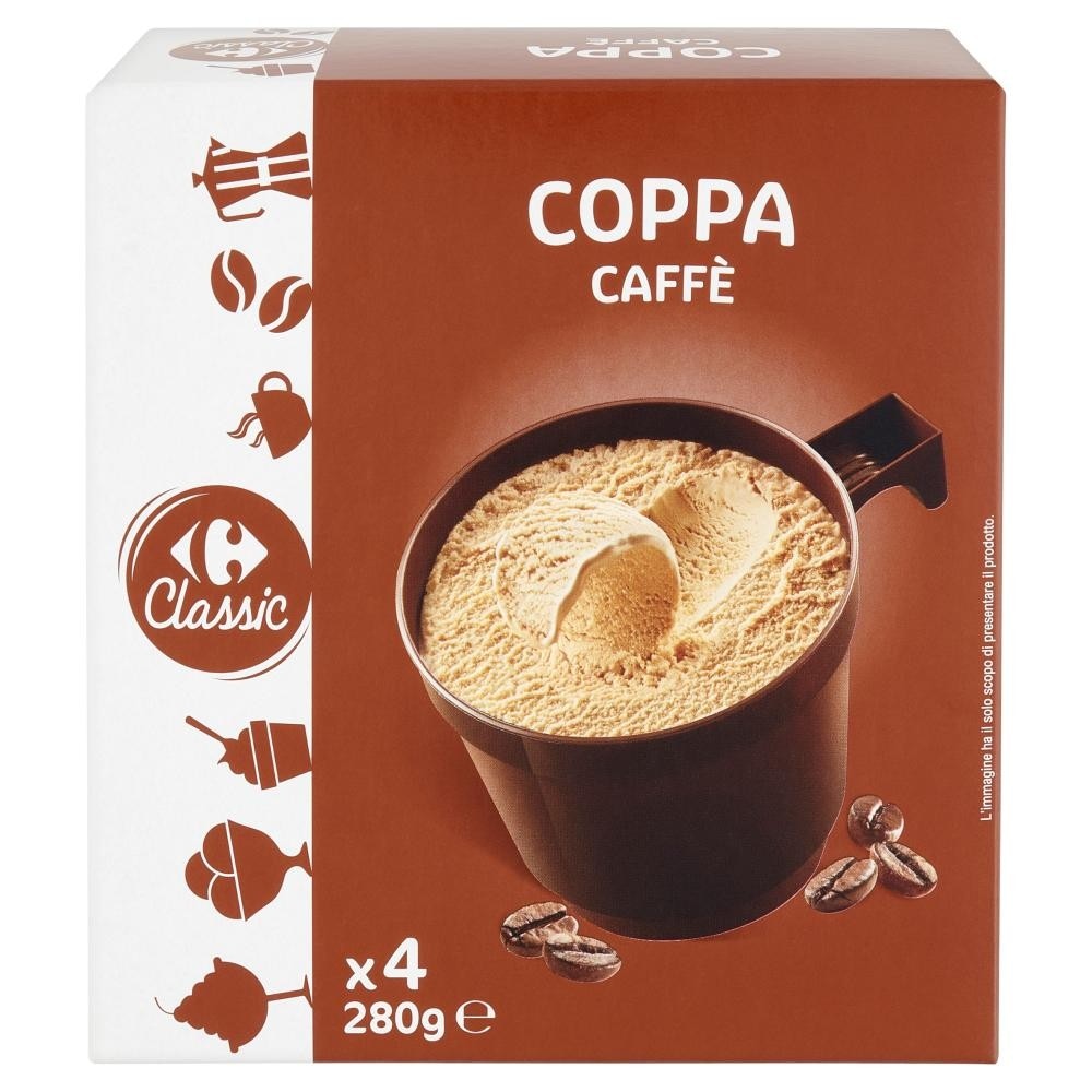Coppa Caffè 4 pezzi, 280 g Classic in offerta da Carrefour