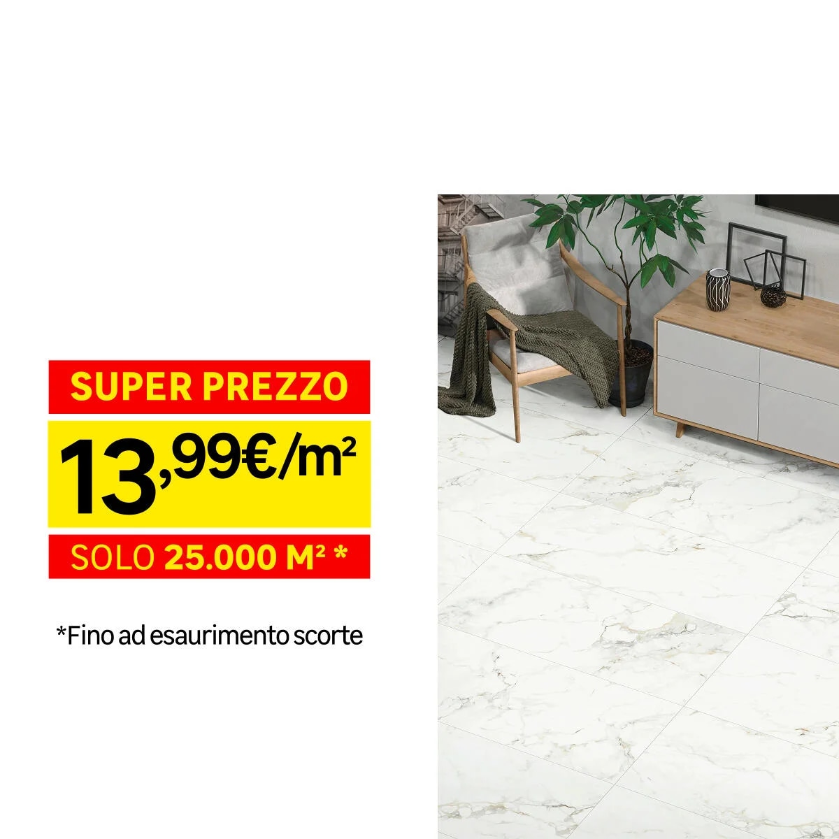 Piastrella da interno Bernini 60x120 cm - Sp. 8,5 mm - Offerta nel negozio Leroy Merlin