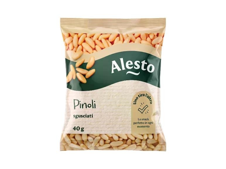 Alesto Pinoli mediterranei 40 g confezione in offerta da Lidl
