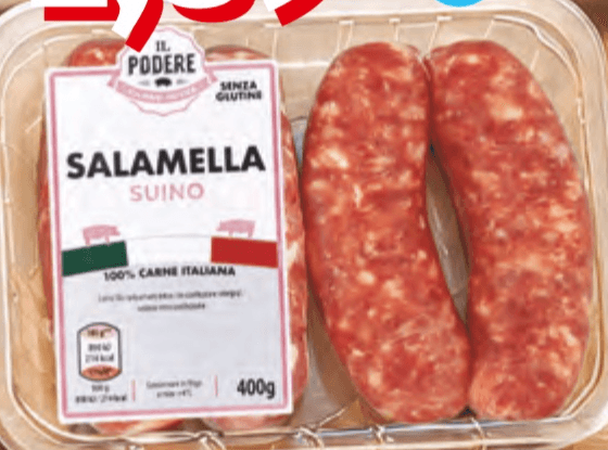 Salamella 400 g Il Podere in offerta da ALDI