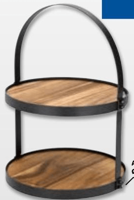 Silvercrest alzata in legno di acacia Altezza 35 cm, Ø 24,5 cm in offerta da Lidl