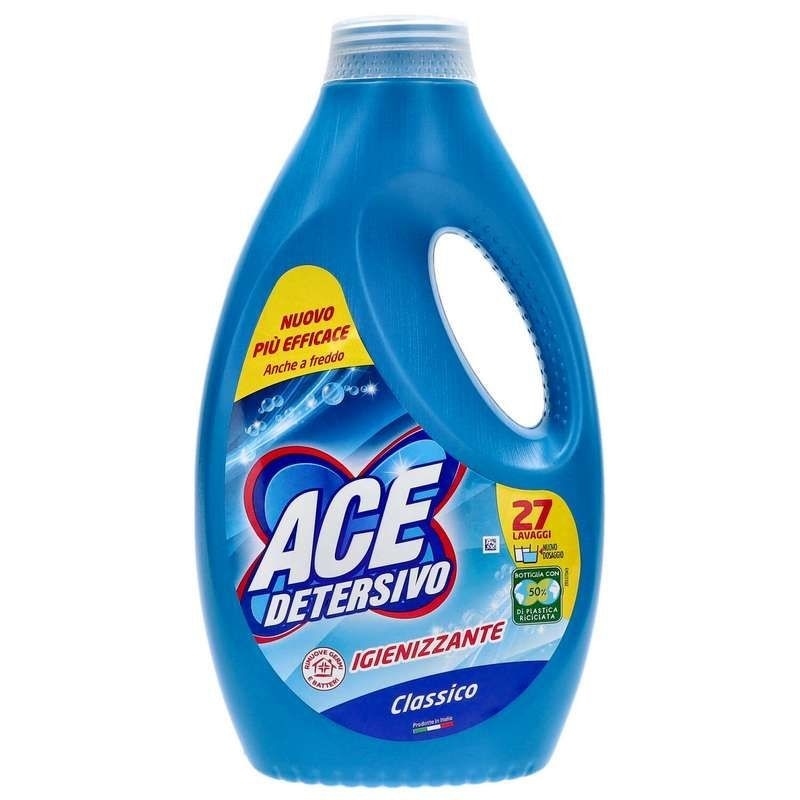 Ace detersivo per lavatrice 4x27 lavaggi in offerta da Il Gigante